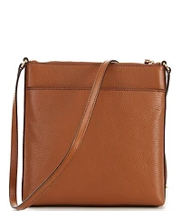 Michael Kors Jet Set Small Pebbled Leather Flat Crossbody Bag