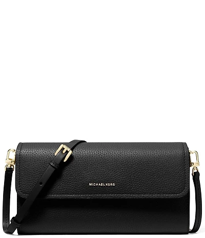 Michael Kors Jet Set Small Pebbled Leather Smartphone Crossbody Bag