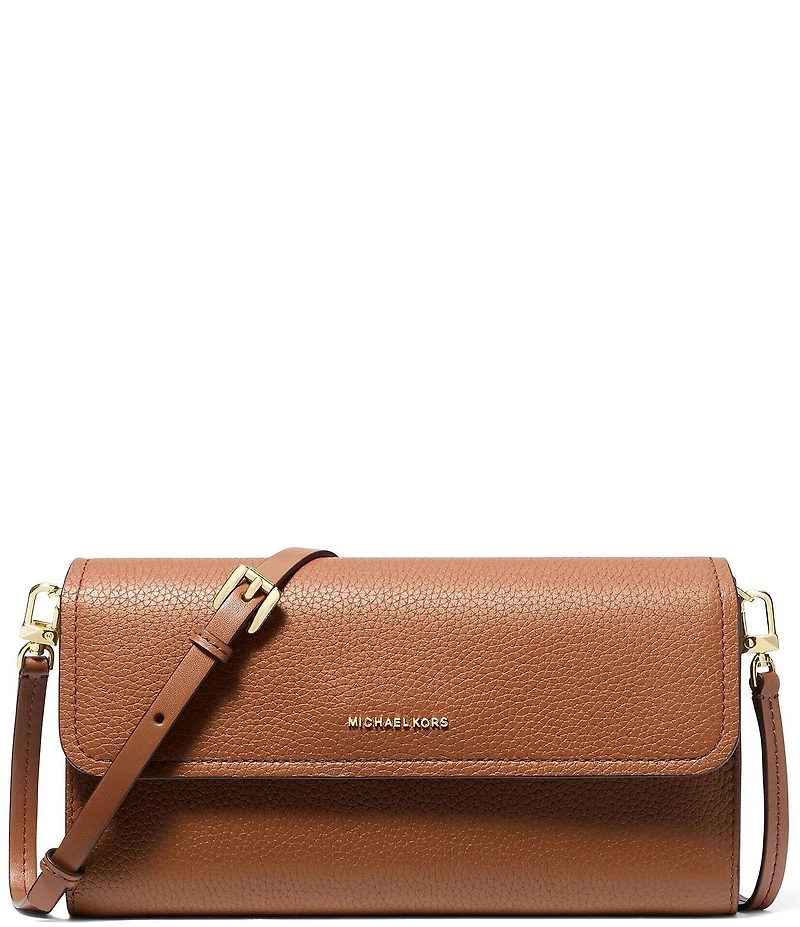 Michael Kors Jet Set Small Pebbled Leather Smartphone Crossbody Bag