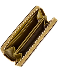 Michael Kors Jet Set Small Signature Logo Semi Lux Zip Around Card Case