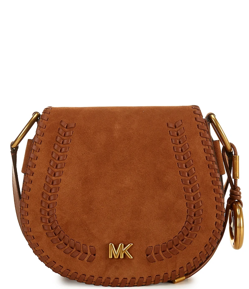 Michael Kors Josie Medium Saddle Flap Messenger Crossbody Bag