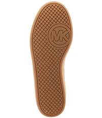 Michael Kors Jovie Leather Logo Accent Sneakers