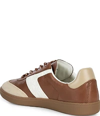 Michael Kors Jovie Leather Logo Accent Sneakers