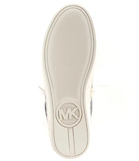 Michael Kors Keaton Leather Lace Up Espadrille Sneakers