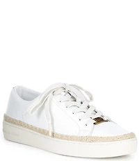 Michael Kors Keaton Leather Lace Up Espadrille Sneakers