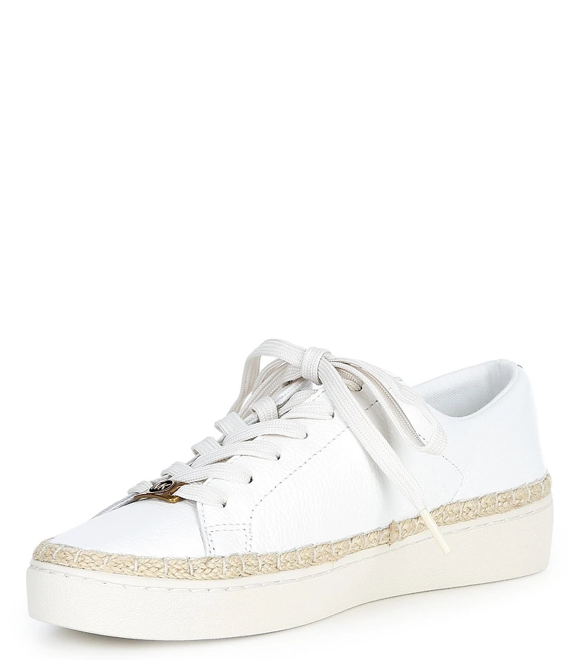 Michael Kors Keaton Leather Lace Up Espadrille Sneakers
