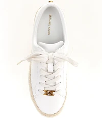 Michael Kors Keaton Leather Lace Up Espadrille Sneakers