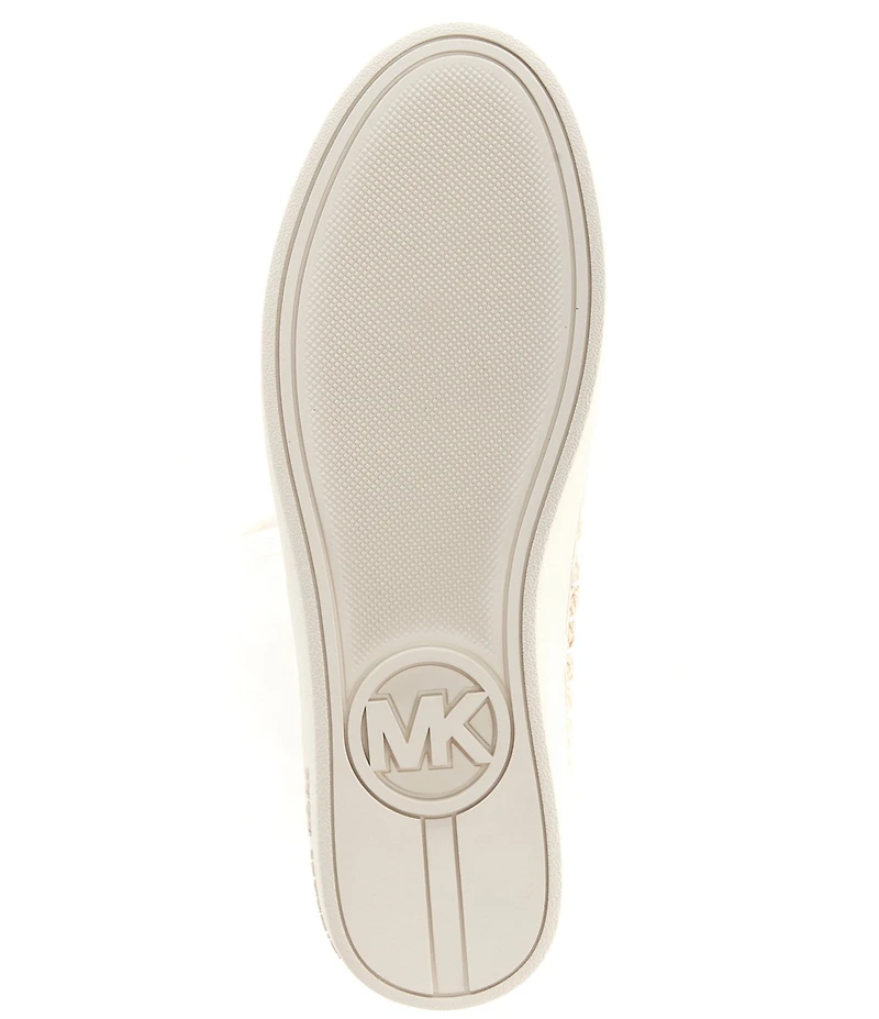 Michael Kors Keaton Leather Lace Up Espadrille Sneakers
