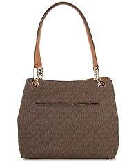 Michael Kors Kensington Signature Logo Large Shoulder Bag