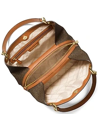 Michael Kors Kensington Signature Logo Large Shoulder Bag