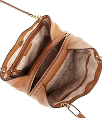 Michael Kors Kensington Large Pebbled Leather Shoulder Tote Bag