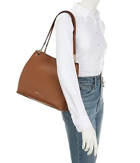 Michael Kors Kensington Large Pebbled Leather Shoulder Tote Bag