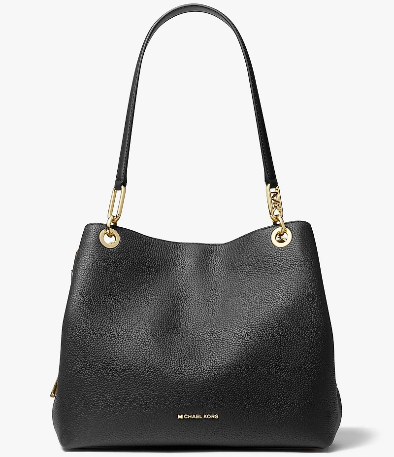 Michael Kors Kensington Large Pebbled Leather Shoulder Tote Bag