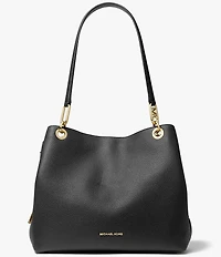 Michael Kors Kensington Large Pebbled Leather Shoulder Tote Bag