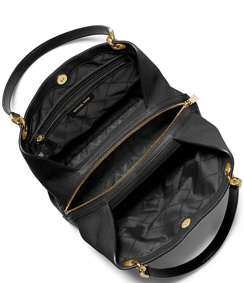 Michael Kors Kensington Large Pebbled Leather Shoulder Tote Bag