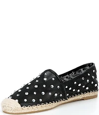 Michael Kors Kenzie Rhinestone Mesh Espadrille Loafers