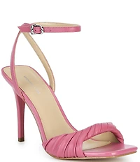 Michael Kors Kiana Leather Ankle Wrap Stiletto Dress Sandals