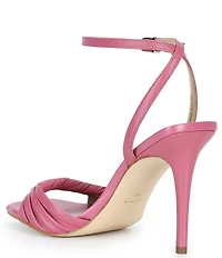 Michael Kors Kiana Leather Ankle Wrap Stiletto Dress Sandals