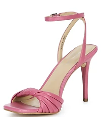 Michael Kors Kiana Leather Ankle Wrap Stiletto Dress Sandals