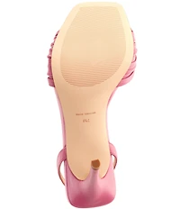 Michael Kors Kiana Leather Ankle Wrap Stiletto Dress Sandals