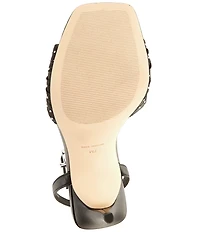 Michael Kors Kiana Rhinestone Tulle Ankle Wrap Stiletto Dress Sandals