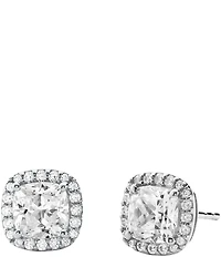 Michael Kors Kors Brilliance Cushion Cut Stud Earrings