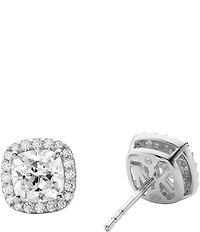 Michael Kors Kors Brilliance Cushion Cut Stud Earrings