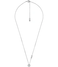 Michael Kors Kros Brilliance CZ Pendant Necklace