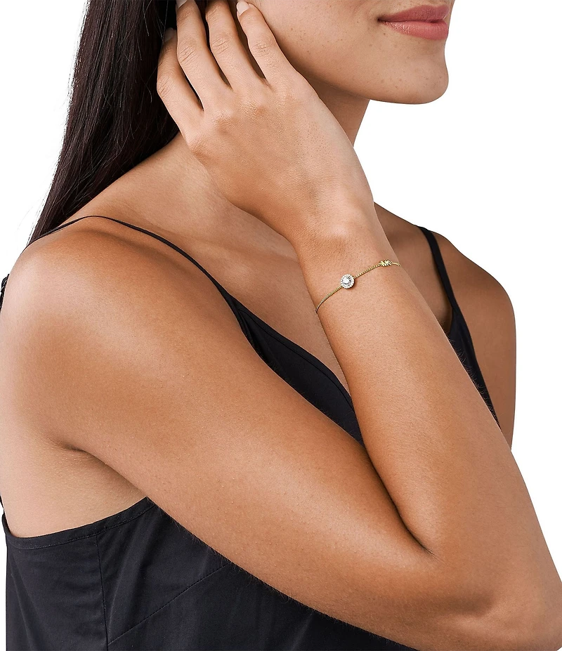 Michael Kors Kors Brilliance Pave Halo Slider Bracelet