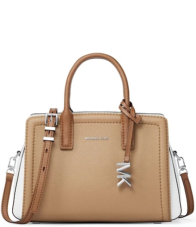 Michael Kors Laila Extra-Small Color-Block Leather Crossbody Bag