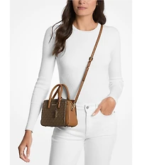 Michael Kors Laila Extra-Small Signature Logo Satchel Bag