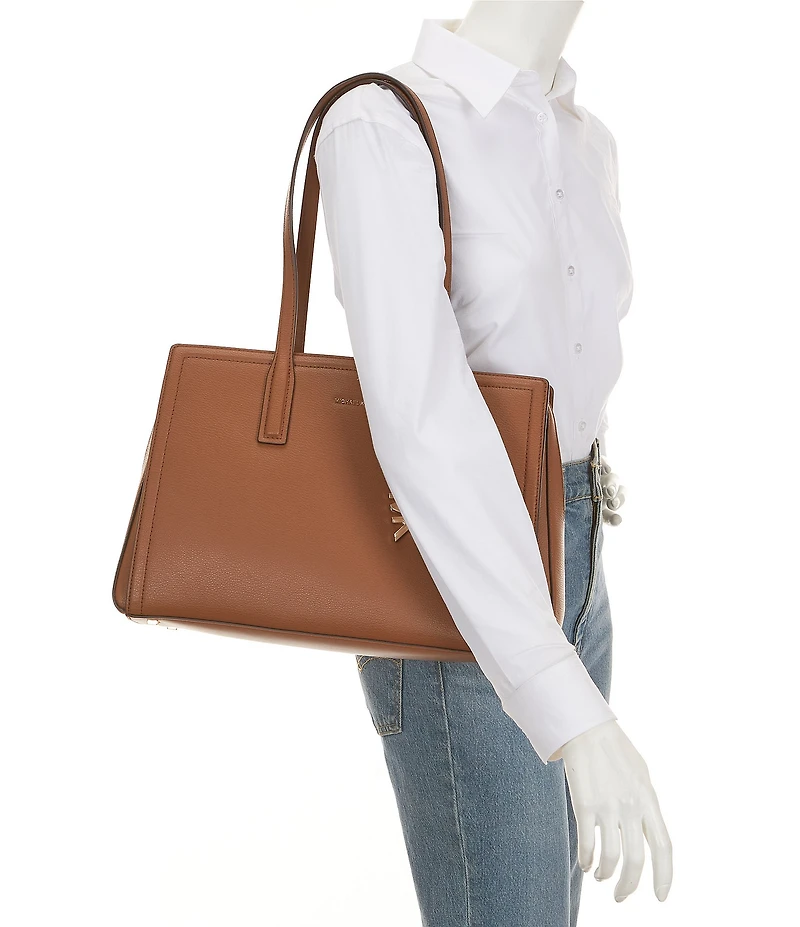 Michael Kors Laila Medium Leather Tote Bag