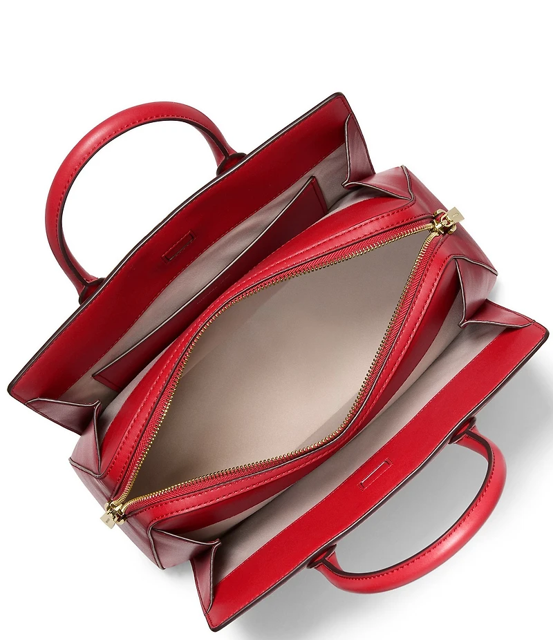 Michael Kors Laila Medium Signature Logo Satchel Bag