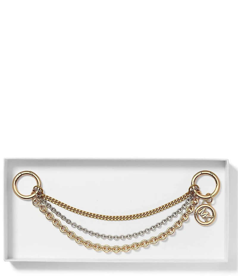 Michael Kors Laila Mixed Metal Swag Charm Chain