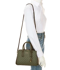 Michael Kors Laila Signature Semi Lux Small Crossbody Bag