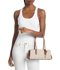 Michael Kors Laila Signature Small East West Shoulder Bag