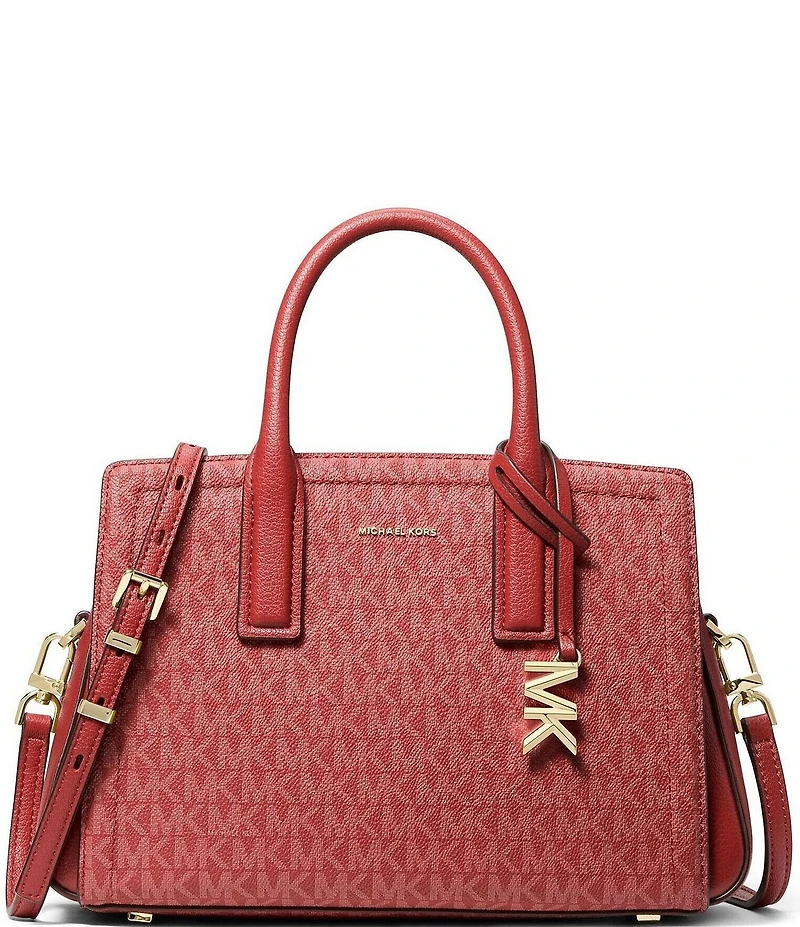 Michael Kors Laila Small Canvas Satchel Bag