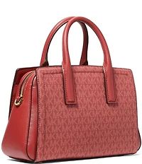 Michael Kors Laila Small Canvas Satchel Bag