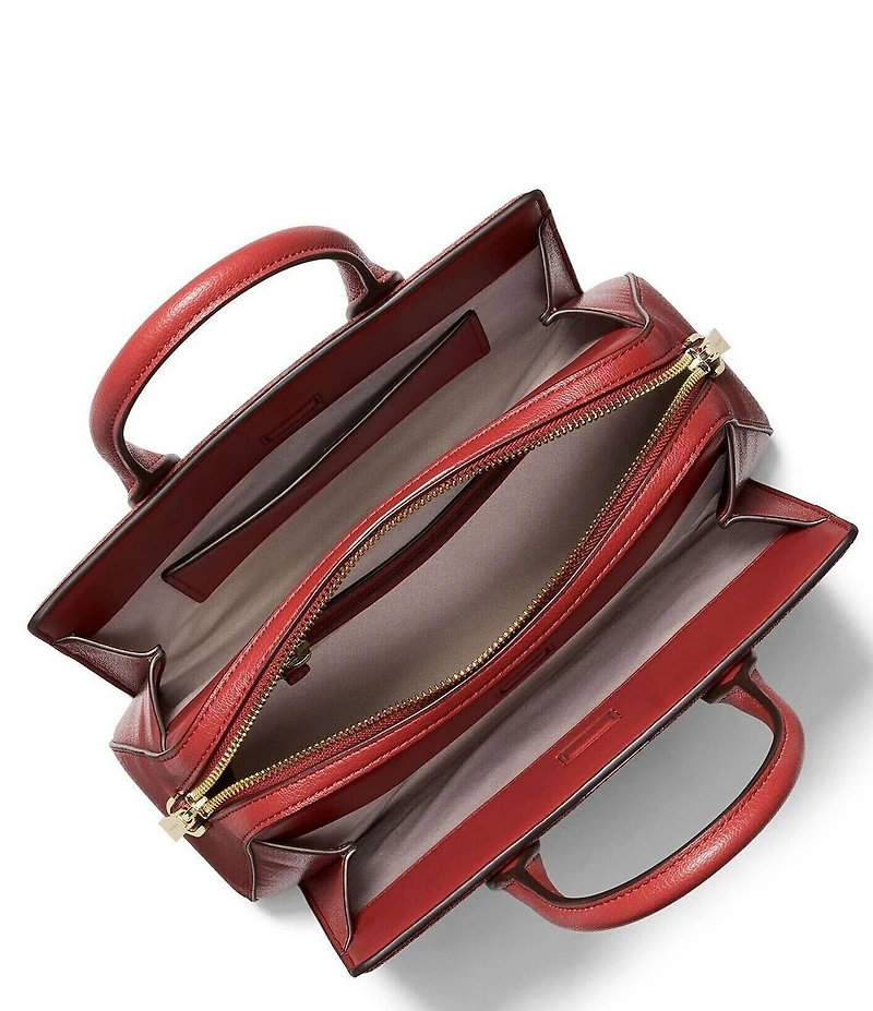 Michael Kors Laila Small Canvas Satchel Bag
