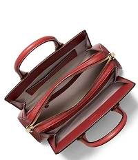 Michael Kors Laila Small Canvas Satchel Bag