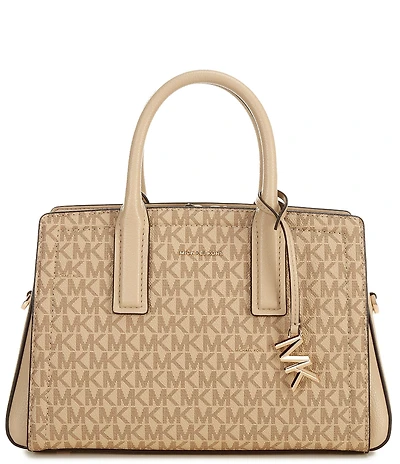 Michael Kors Laila Small Canvas Satchel Bag