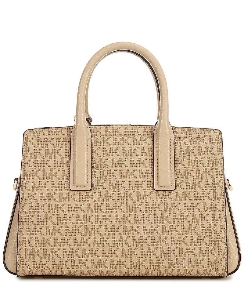 Michael Kors Laila Small Canvas Satchel Bag