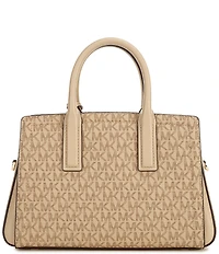 Michael Kors Laila Small Canvas Satchel Bag