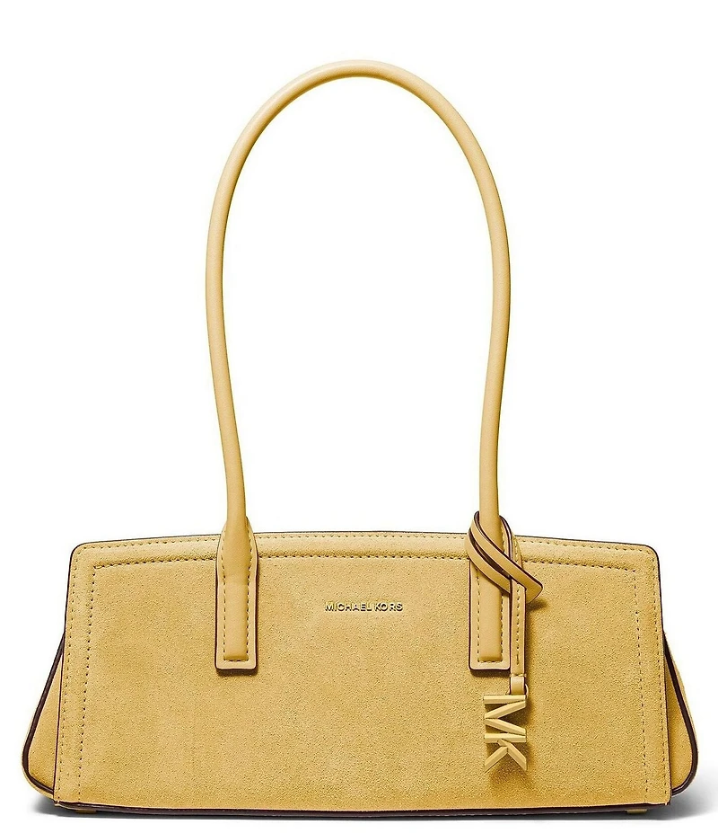 Michael Kors Laila Small Suede East West Shoulder Bag