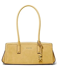 Michael Kors Laila Small Suede East West Shoulder Bag