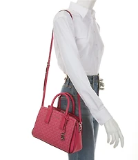 Michael Kors Laila Small Logo Handle Satchel Bag