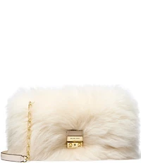 Michael Kors Large Tribecca Faux Fur Chain Shoulder Bag