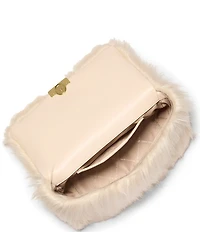 Michael Kors Large Tribecca Faux Fur Chain Shoulder Bag