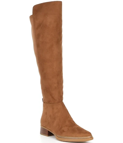 Michael Kors Lex Stretch Suede Knee High Boots