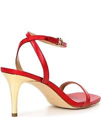 Michael Kors Liana Mid Leather Ankle Strap Stiletto Dress Sandals
